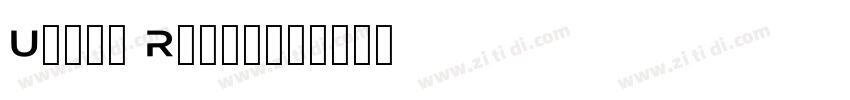 Ultra Regular字体转换